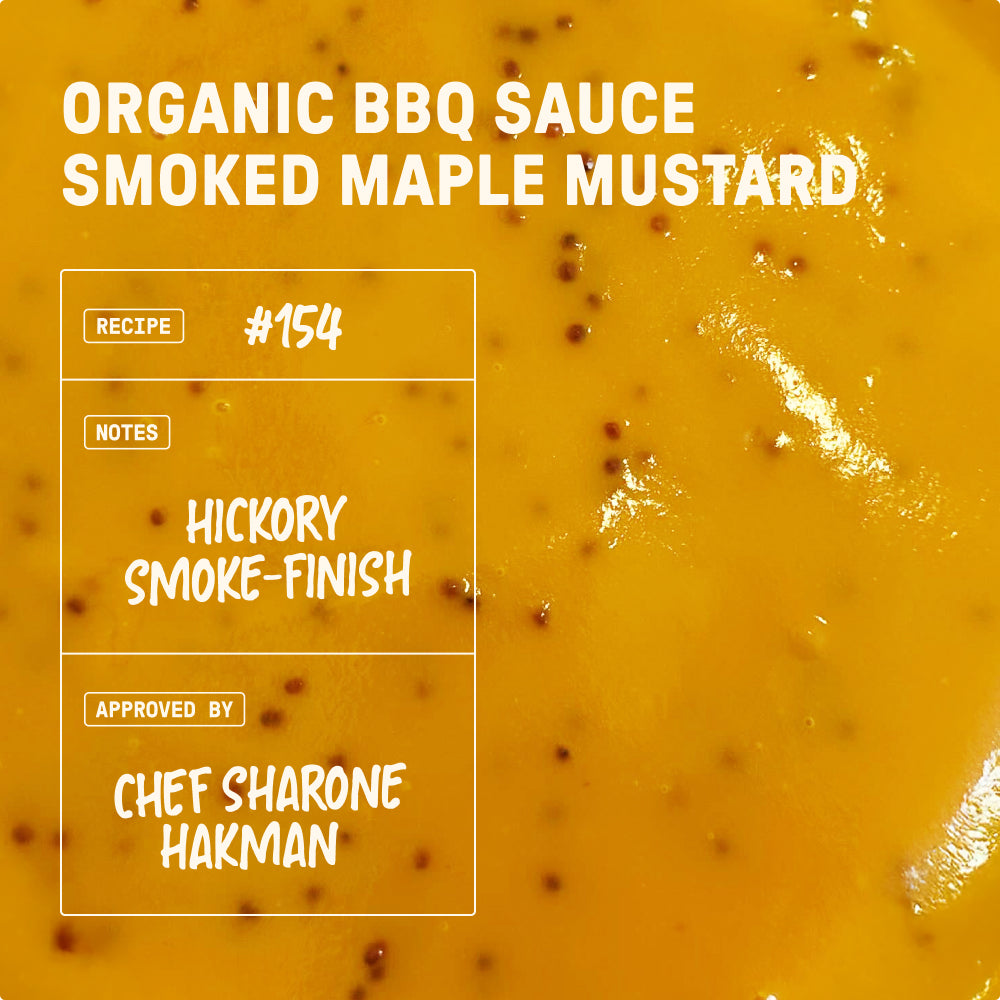 Organic Smoked Maple Mustard BBQ Sauce